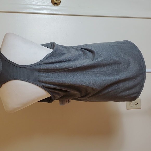 Xersion gray racerback part mesh tank top - Picture 5 of 7